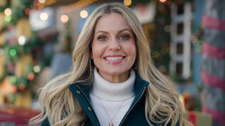 Candace Cameron Bure promotes A Christmas Less Traveled on GAF.