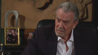 Eric Braeden as Victor frowning in The Young and the Restless