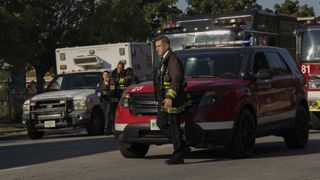 Dermot Mulroney as Chief Dom Pascal in Chicago Fire