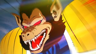 A close-up of Great Ape Vegeta in Dragon Ball: Sparking Zero.