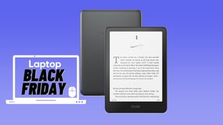 Amazon Kindle Paperwhite Signature Edition against blue gradient background