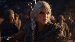 Ciri in a village in The Witcher 4