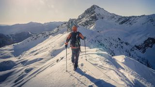 winter hiker