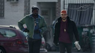 Brian Tyree Henry and Wagner Moura in Dope Thief.