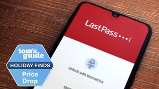 LastPass app shown on smartphone