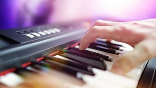 Close up of keyboard keys