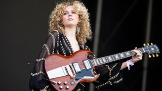 Grace Bowers performs on Day 1 of BottleRock Napa Valley at Napa Valley Expo on May 24, 2024 in Napa, California. 