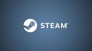 Steam logo on blue_1080