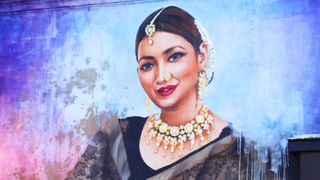 Rekha mural in east london