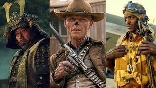 Images from three of the best TV shows of 2024 for VFX: Shogun, Fallout and Masters of the Air