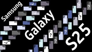 image of phones with question marks on them and a headline of samsung galaxy s25