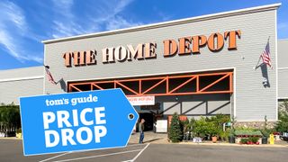 Home Depot store with deals tag