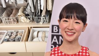 Marie Kondo tidying up