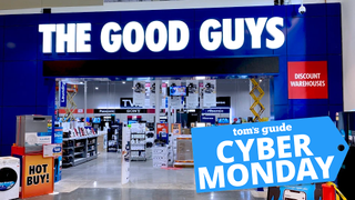 TGG storefront with Tom&#039;s Guide Cyber Monday badge on bottom right corner