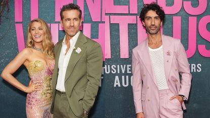 Blake Lively, Ryan Reynolds and Justin Baldoni at the premiere if &#039;It Ends With Us&#039; 