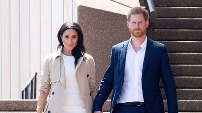 Prince Harry and Meghan Markle on a royal tour of Australia