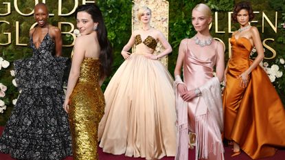 celebrities at the 2025 golden globe awards