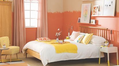 Bright bedroom scheme