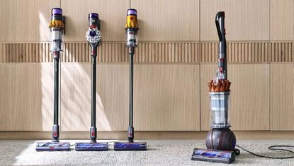 Four dyson Vacuums 