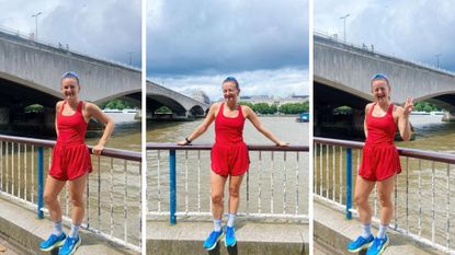 Wellness deals: Health Editor Ally Head on a run