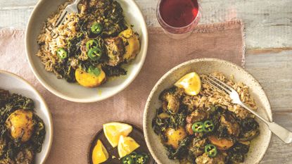 lamb and spinach curry