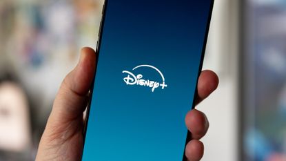 Disney+ on an iPhone 16 Pro Max