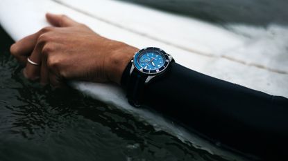 Timex® + Finisterre Tide Watch in use