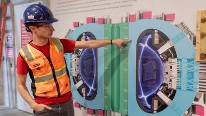 Alex Creely, director of tokamak operations at CFS, is seen at the company&#039;s Deven, Massachusetts, campus