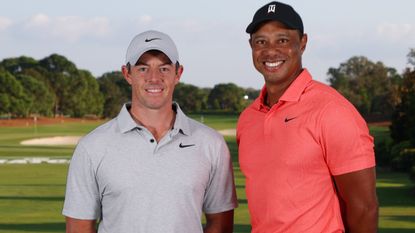 Rory McIlroy and Tiger Woods