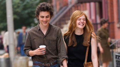 timothée chalamet and elle fanning