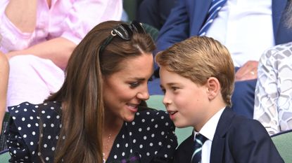 The Princess of Wales and Prince George attend Wimbledon together in 2022