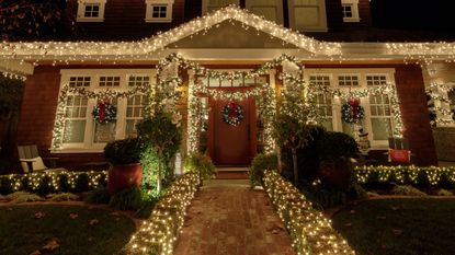 Christmas path lighting 