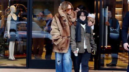 Jennifer Lopez and Emme in Aspen