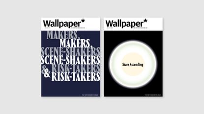 Wallpaper* January 2025 newsstand and limited edition covers side by side