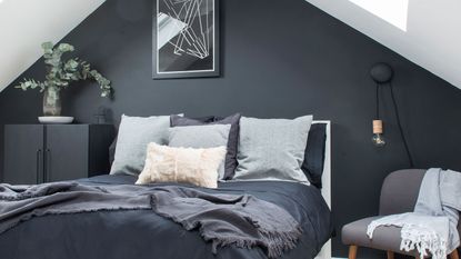 Grey bedroom