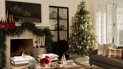 Shea McGee&#039;s Christmas living room