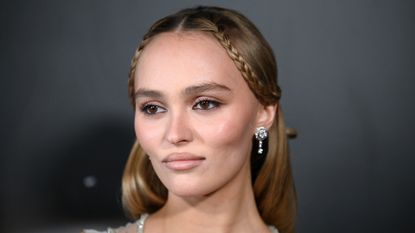 Lily-Rose Depp on a red carpet