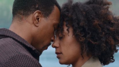 Ashley Walters as Josh, Rosalind Eleazar as Kat in Missing You