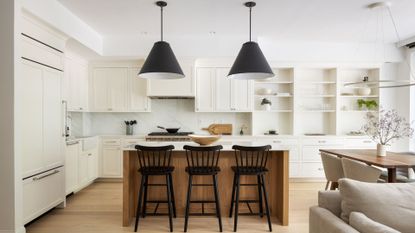 An organized kitchen space