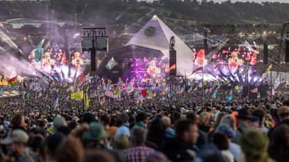 Pyramid Stage at Glastonbury