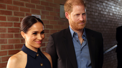 Prince Harry, Duke of Sussex and Meghan, Duchess of Sussex visit local charter school, Colegio Cultura Popular during The Duke and Duchess of Sussex&#039;s Colombia Visit on August 15, 2024 in Bogota, Colombia