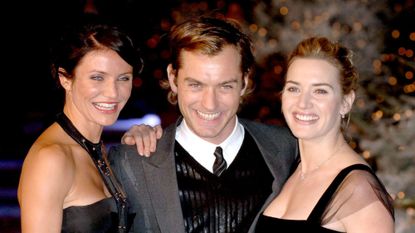 Cameron Diaz, Jude Law and Kate Winslet attend the premiere of The Holiday