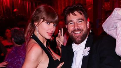 Taylor Swift and Travis Kelce at the Eras Tour wrap party the NFL player threw his girlfriend in Kansas City. 