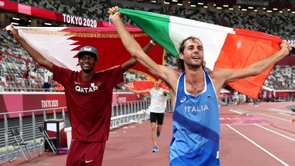 Mutaz Essa Barshim and Gianmarco Tamberi 