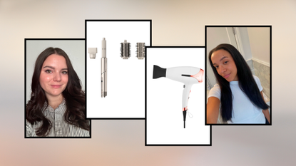 Marie Claire Editors Brooke Knappenberger and Lauren Tappan test the best blow dryers 2024. 