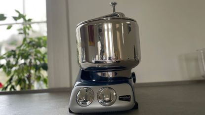 Ankarsrum Stand Mixer on the counter