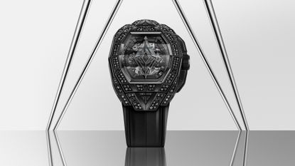 Hublot Spirit of Big Bang Sang Bleu All Black Pavé