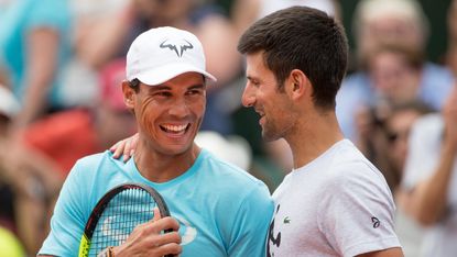 Rafael Nadal and Novak Djokovic