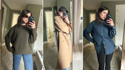 Aritzia basics try-on