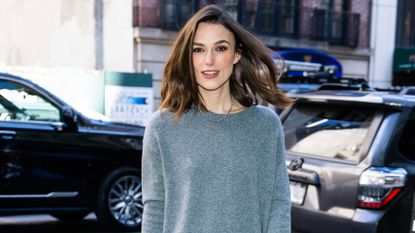 Keira Knightley is seen in Midtown on March 15, 2023 in New York City. 